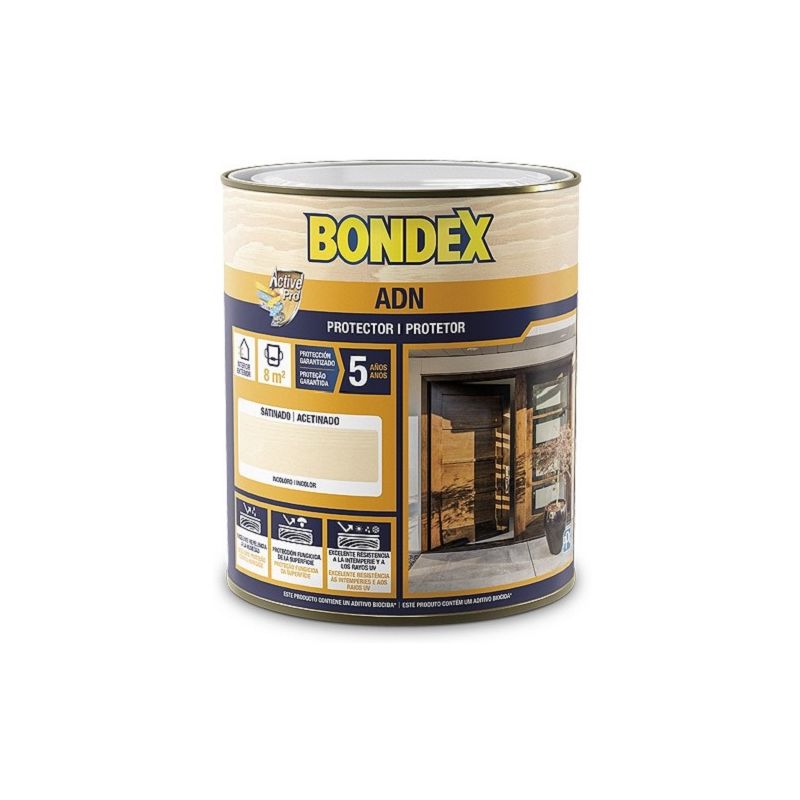 

Protector madera ADN Incoloro Satinado 750 ML - Bondex