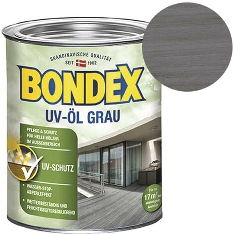 PPG-BONDEX Bondex Holz Öl UV Grau 0,75 l - 377946