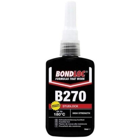 Bondloc B270-50 B270 Studlock High Strength Threadlocker 50ml BONB27050