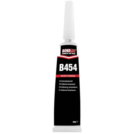 Bondloc B454-20 B454 Thixotropic Non-Drip Gel Cyanoacrylate 20g BONB45420