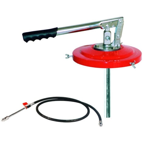 BONEZZI INGRASSATORE GRASSO FUSTI 5KG POMPA MANUALE RIEMPIMENTO INGRASSATORI