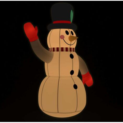 Bonhomme de neige gonflable avec LED 120 cm CFW245345