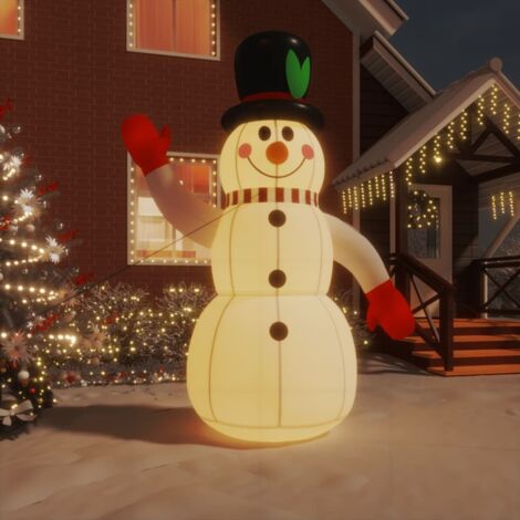 Bonhomme de neige gonflable  Décoration de Noël  avec LED 300 cm 21733
