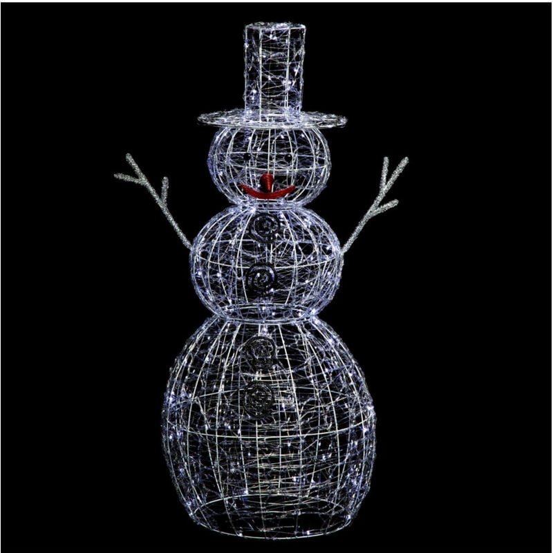 Bonhomme de neige lumineux extérieur H120cm 200 led + transfo - Feeric lights & christmas