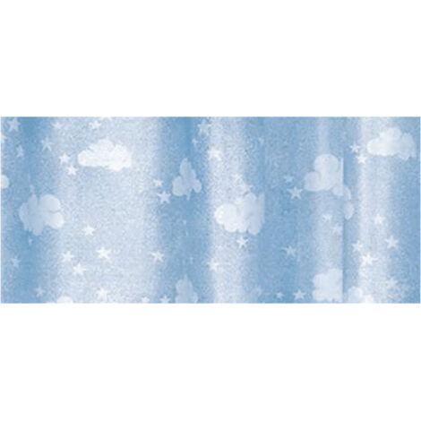 Bonita art 3B4-03 tenda per doccia e vasca 180x200 cm in pvc impermeabile con orlo superiore e occhielli rinforzati