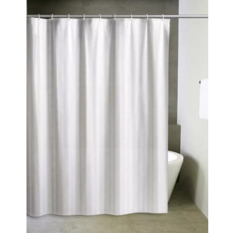 Bonita art 4Z3/12 tenda per doccia e vasca 180x200 cm in pvc impermeabile con orlo superiore e occhielli rinforzati