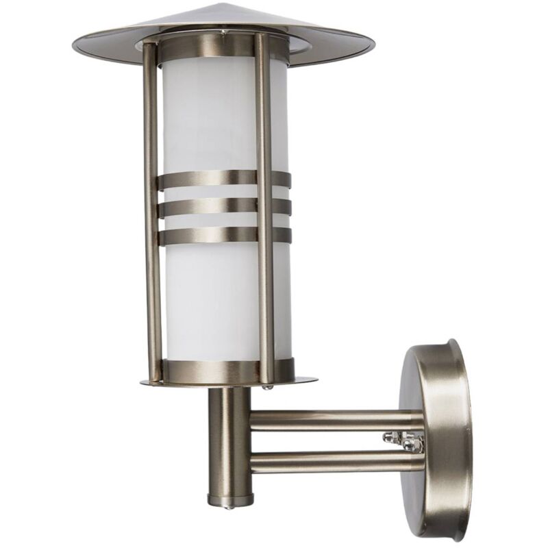 

Lindby - Bonita lámpara pared exter acero inoxidable Erina