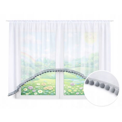 Bonita tienda de campaña infantil (para niña o niño) con borlas, 400 x 145 cm