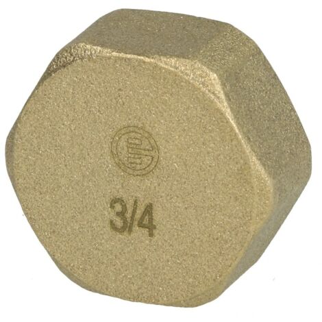 Bonnet 3/4’’ hexagonal laiton nu