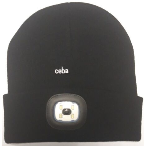 BONNET AVEC LAMPE FRONTALE LED CEBA - BONNETLED