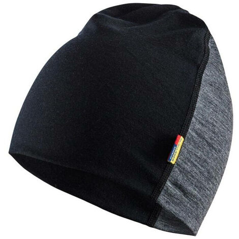 Bonnet Blaklader 100% LAINE MERINOS Gris / Noir Unique - Gris / Noir