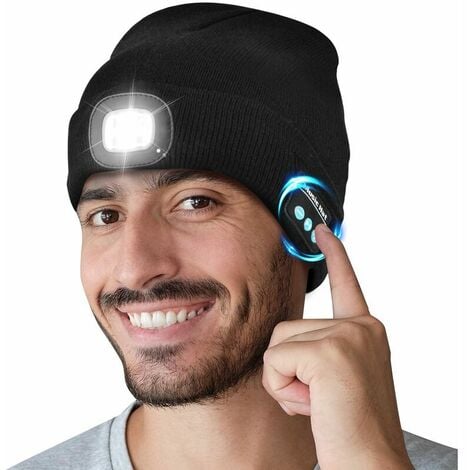 bonnet bluetooth avec casque, bonnet tricoté avec musique