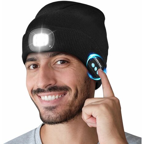 bonnet bluetooth avec casque, bonnet tricoté avec musique