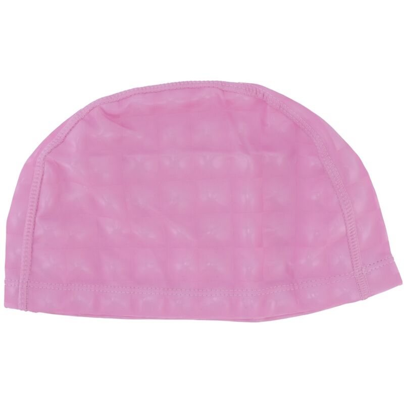 Bonnet de bain rose perlé étanche pour hommes et femmes, idéal pour piscine et spa