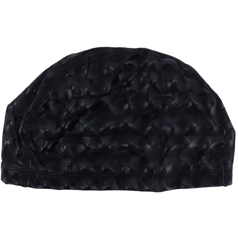 Bonnet de natation étanche couleurs vives, pour hommes et femmes, idéal pour piscine et spa - Noir Perle