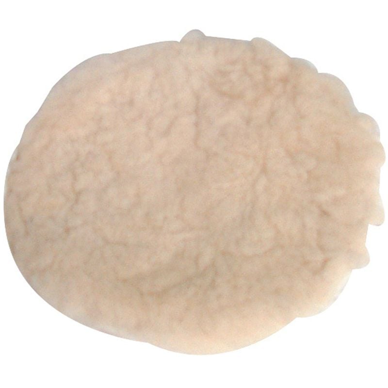 Bonnet de polissage auto-agrippant en laine d'agneau 180 mm Silverline 107974