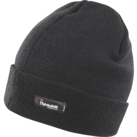Bonnet de travail anti-froid Thinsulate 3M™ - Noir - Result