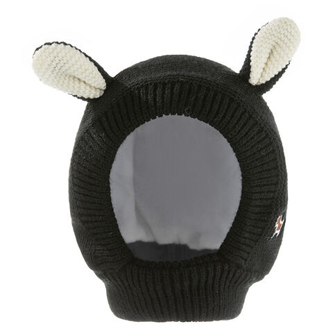 Bonnet en peluche tricoté d'hiver