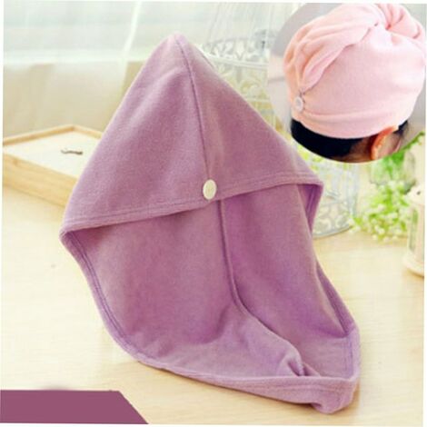 Bonnet pour cheveux secs rose Super absorbant, produits ménagers, fournitures de vie quotidienne, article familial pour usage quotidien,pueple,CHINA