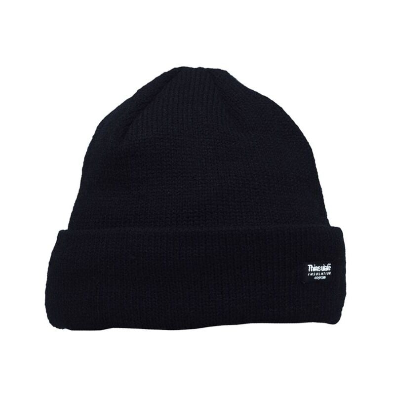 Issaline 04380-060 Casquette de travail anti-froid Thinsulate noire