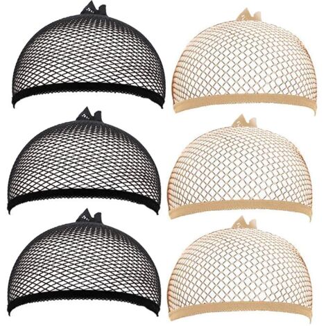 Bonnets de perruque, filet à cheveux, filet élastique pour perruque à extrémité ouverte, bonnet de perruque respirant pour unisexe, bonnet de perruque en maille pour perruques de tous les jours carnav