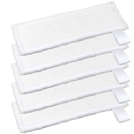 Bonnettes microfibre lavables – 5 pièces pour nettoyeurs vapeur SC2, SC3, SC4, SC5 – compatible Easy Fix