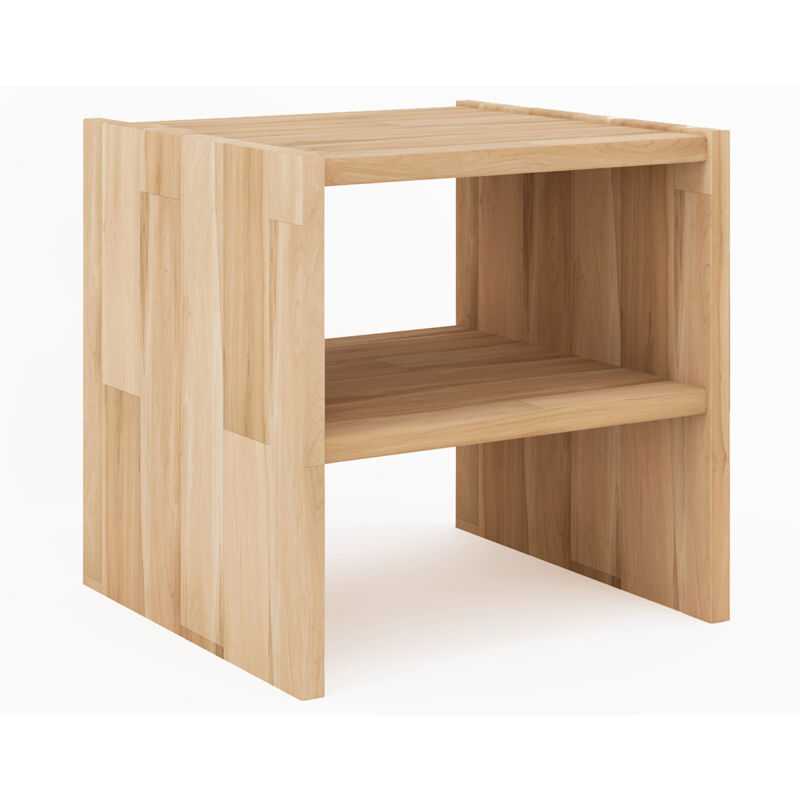 Lisa Design - Bonnie - table de chevet - chêne massif - 35 cm - bois Lisa Design - Bonnie - table de chevet - chêne massif - 35 cm - bois