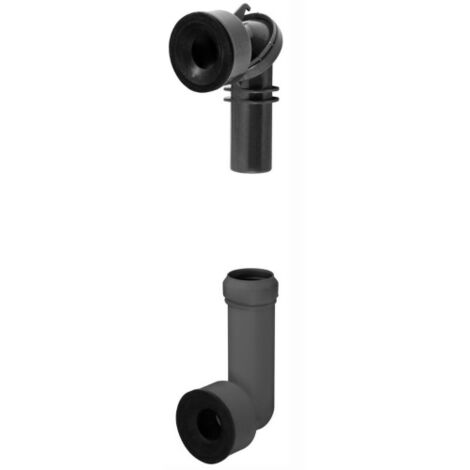 Bonomini Super Kanna raccordo universale snodato in PP   32 mm per cassetta wc alta