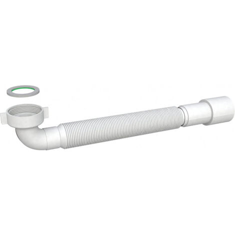 Bonomini - Tubo Estensibile Flessibile 11/2" Ø40 Con Attacco Curvo