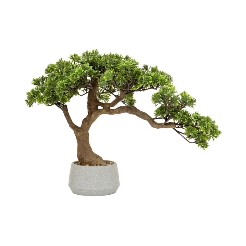 Atmosphera - Bonsaï Artificiel en Pot 'Polin' 60cm Vert