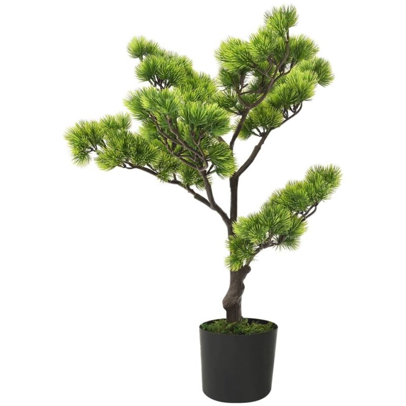 Bonsaï de pin artificiel avec pot 60 cm Vert