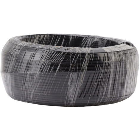 Bonsai-Draht Fil d'aluminium Bonsai-Baumtrainingsdraht 500g Noir pour Jardin Horticulture 3.5mm / 0.14in.