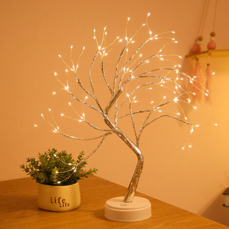 Bonsai-Lampe für die Schlafzimmerdekoration, 108 LEDs, warmes Licht für Wohnzimmer und Zuhause, Geschenk für Weihnachten und Hochzeitsdekoration
