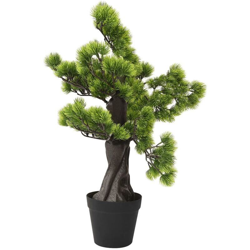 

Bonsái pinus artificial con macetero 60 cm verde