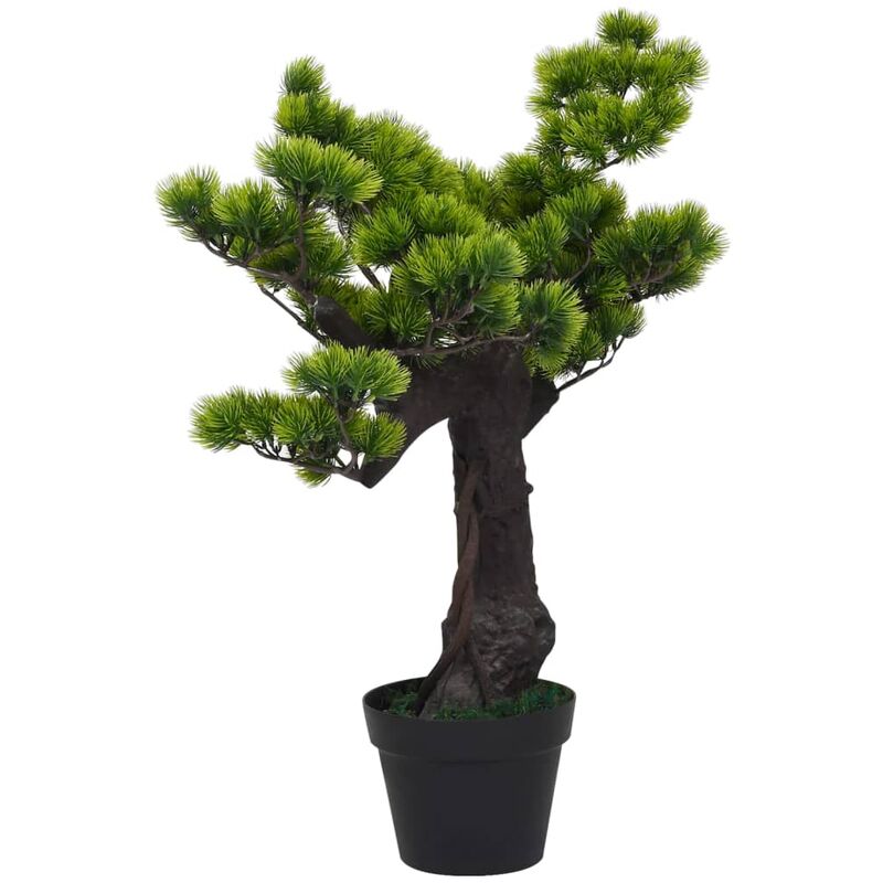 

Bonsái pinus artificial con macetero 70 cm verde
