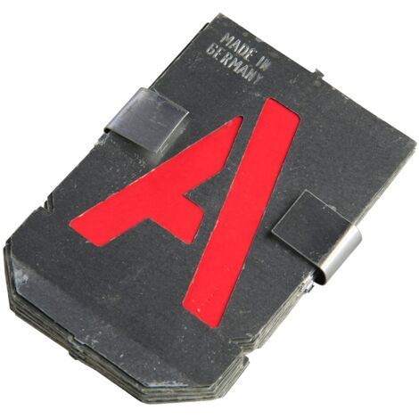 Bonum 936830 - Stencil con lettere dell'alfabeto in carattere maiuscolo dalla A-Z, grande