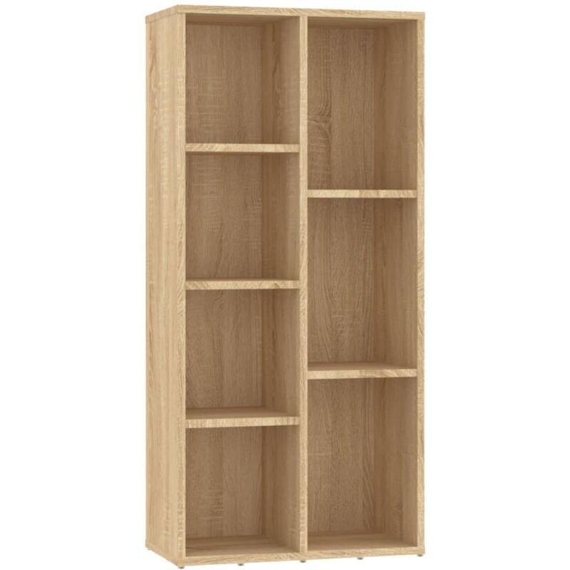 Vidaxl - Book Cabinet Sonoma Oak 50x25x106 cm Engineered Wood