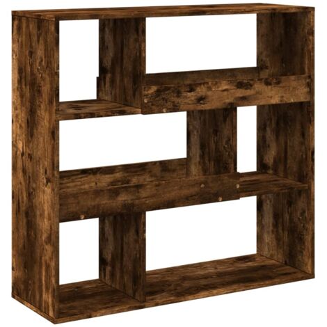 Book Cabinet/Room Divider Smoked Oak 100x33x94.5 cm vidaXL