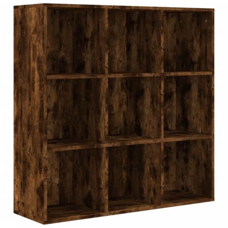 Book Cabinet Smoked Oak 98x29x97.5 cm vidaXL
