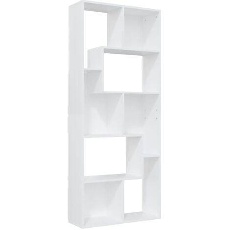 Book Cabinet White 67x24x161 cm Engineered Wood vidaXL