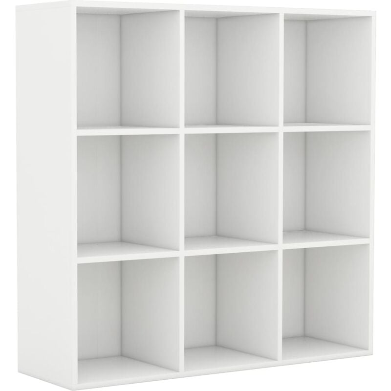 Vidaxl - Book Cabinet White 98x29x97.5 cm Engineered Wood