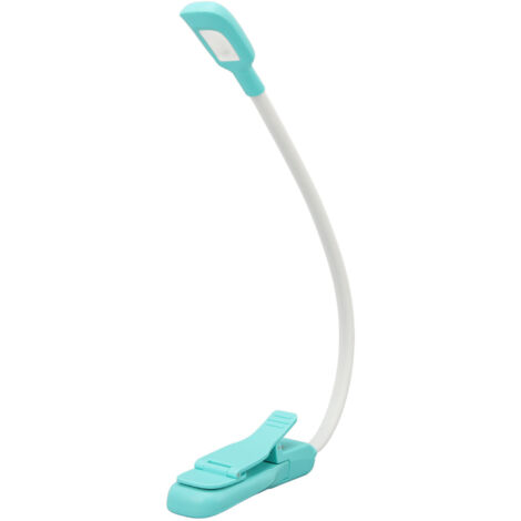 Book Light USB Charging LED Lamp 3 Color Temperature Stepless Dimming Clamp Base Reading Light