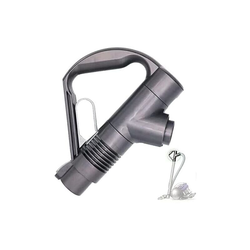 Image of Poignée de remplacement pour aspirateurs Dyson DC19 DC23 DC26 DC29 DC32 DC36 DC37 (gris/titane)