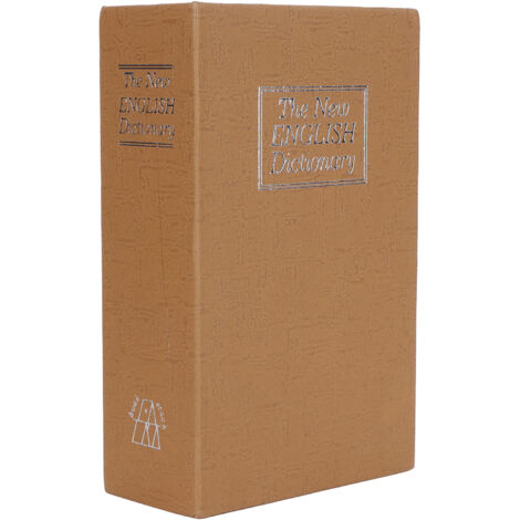 Book Safe Storage Box Dictionary Money Coines Box with Security Combination Lock for Home Use