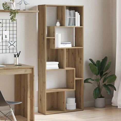 Bookcase Artisan Oak 67x24x161 cm Engineered Wood vidaXL