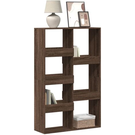Bookcase Brown Oak 100x33x155.5 cm Engineered Wood vidaXL