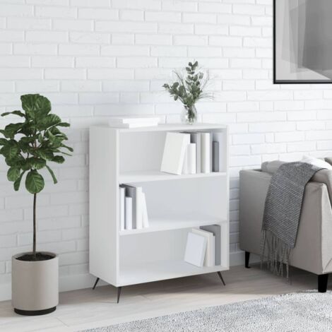 Bookcase White 69.5x32.5x90 cm Engineered Wood vidaXL