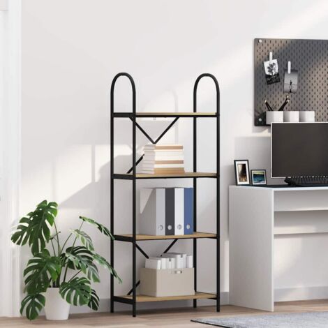 Bookshelf Artisan oak 60 x 30 x 146 cm Engineered wood vidaXL