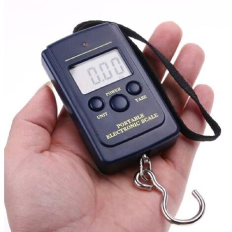 Boolavard® TM Hanging bagages électronique portable échelle oz Poids lb Balance numérique 40 kg x 20 g (comprend 2xAAA -