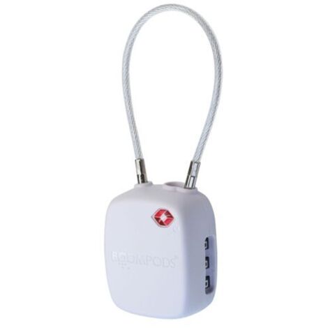 Boompods LOCK TSA Bag Tracker White